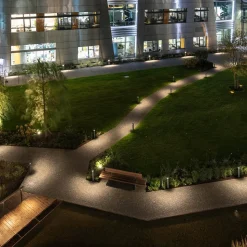 ERCO Castor tuinlamp grafiet 80cm 360° 16W 840