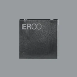 ERCO eindplaat voor 3-fase rail, zwart