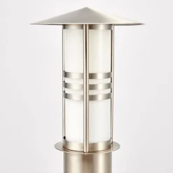 Erina sokkellamp van roestvrij staal, 40 cm