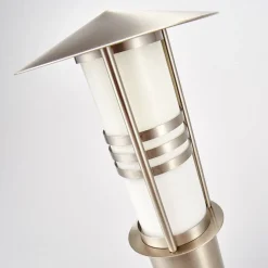 Erina sokkellamp van roestvrij staal, 40 cm