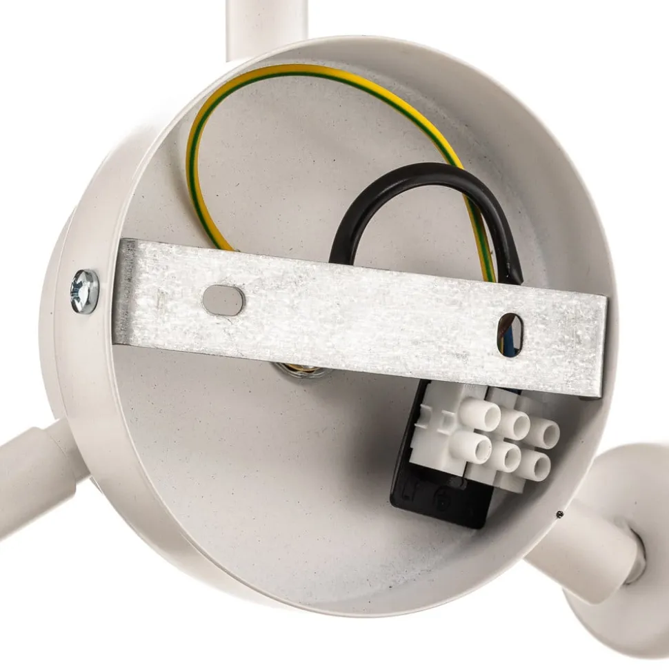 Euluna Boho jute plafondlamp naturel bruin Ø60cm