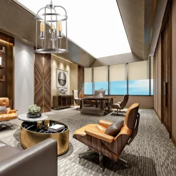 Euluna Constantine kroonluchter staal 3-lamps