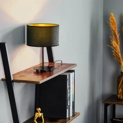 Euluna Golden Roller tafel hoogte 30 cm zwart/goud