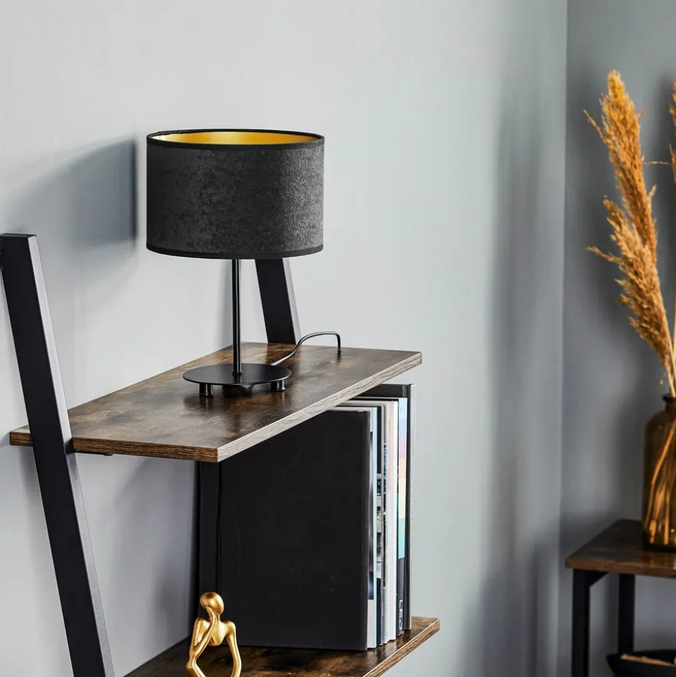 Euluna Golden Roller tafel hoogte 30 cm zwart/goud