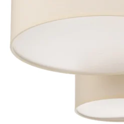 Euluna Lodge plafondlamp, 4-lamps, beige