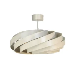 Euluna plafondlamp Vento, beige, Ø 60 cm