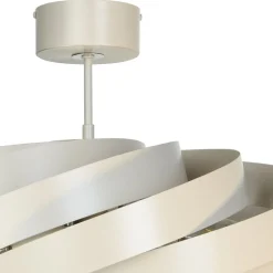 Euluna plafondlamp Vento, beige, Ø 60 cm