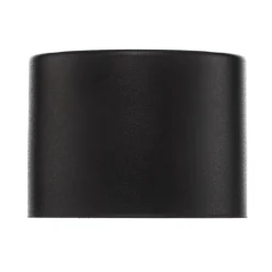 Euluna plafondspot Chloe, zwart, Ø 11,5 cm onbuigzaam staal