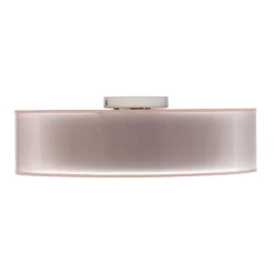 Euluna Tibu plafondlamp, textiel, Ø50cm, aardkleurig