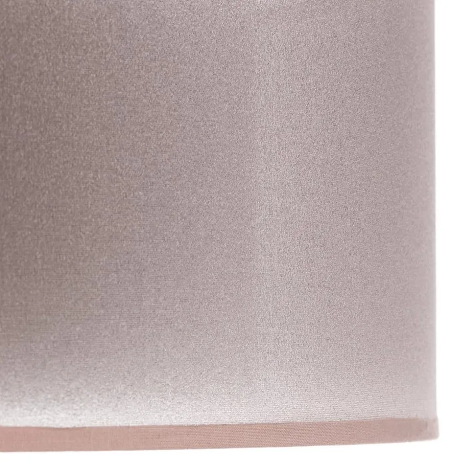 Euluna Tibu plafondlamp, textiel, Ø50cm, aardkleurig