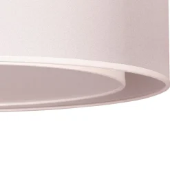 Euluna Tibu plafondlamp, textiel, Ø50cm, ecru