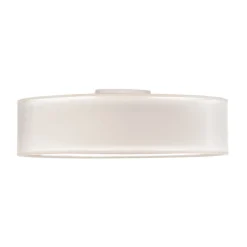 Euluna Tibu plafondlamp, textiel, Ø50cm, ecru