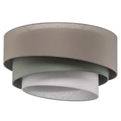 Euluna Trio monocolor plafondlamp grijs Ø60cm