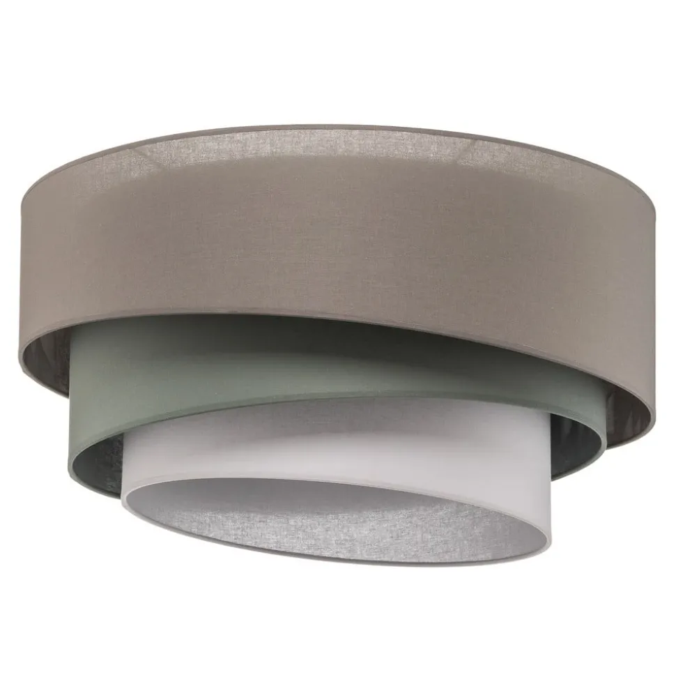 Euluna Trio monocolor plafondlamp grijs Ø60cm