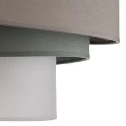 Euluna Trio monocolor plafondlamp grijs Ø60cm