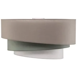 Euluna Trio monocolor plafondlamp grijs Ø60cm