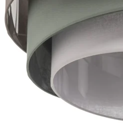 Euluna Trio monocolor plafondlamp grijs Ø60cm