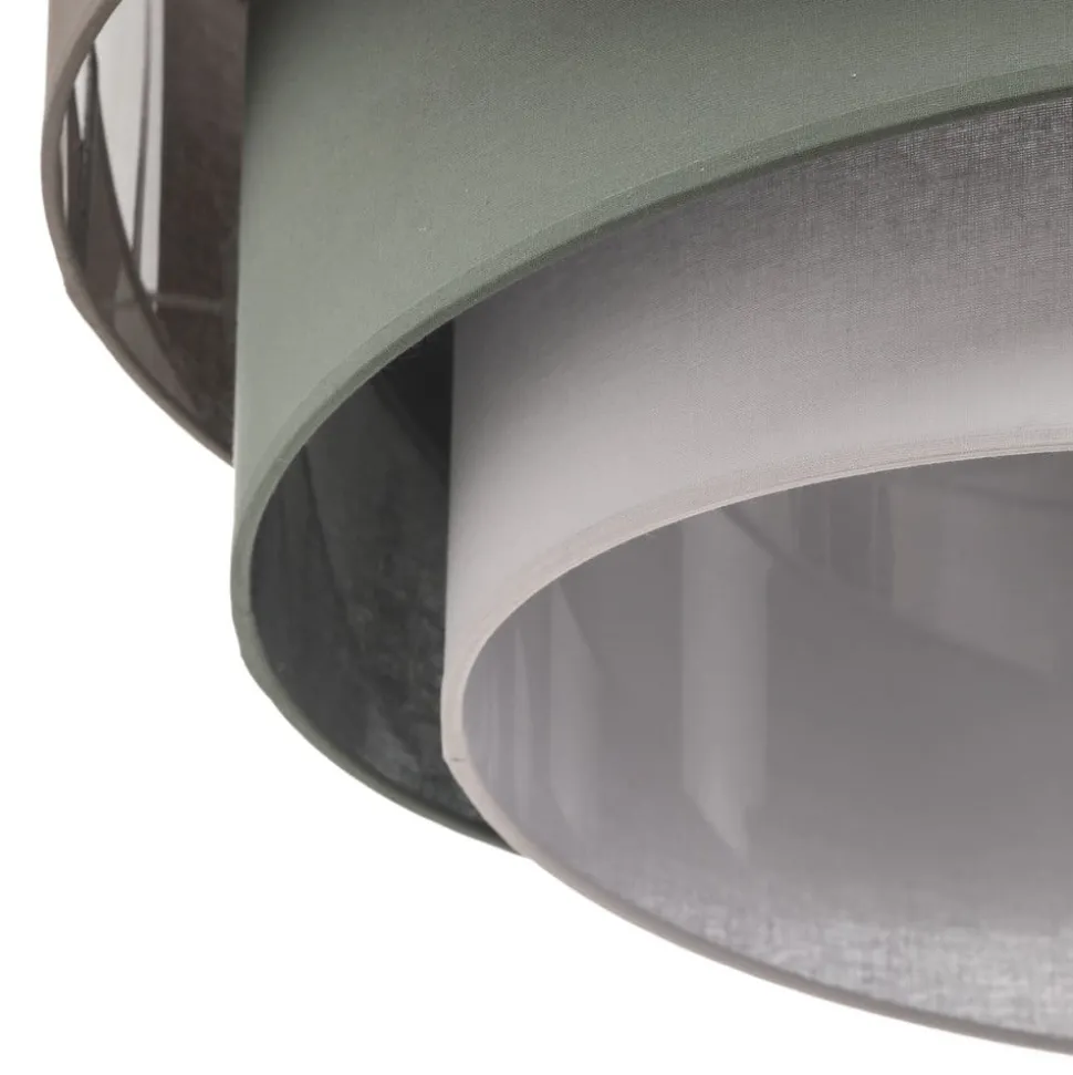 Euluna Trio monocolor plafondlamp grijs Ø60cm