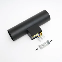 Euluna wandlamp Marion, zwart hoogte 18 cm staal up/down