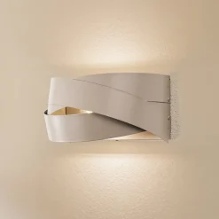 Euluna wandlamp Tornado, beige