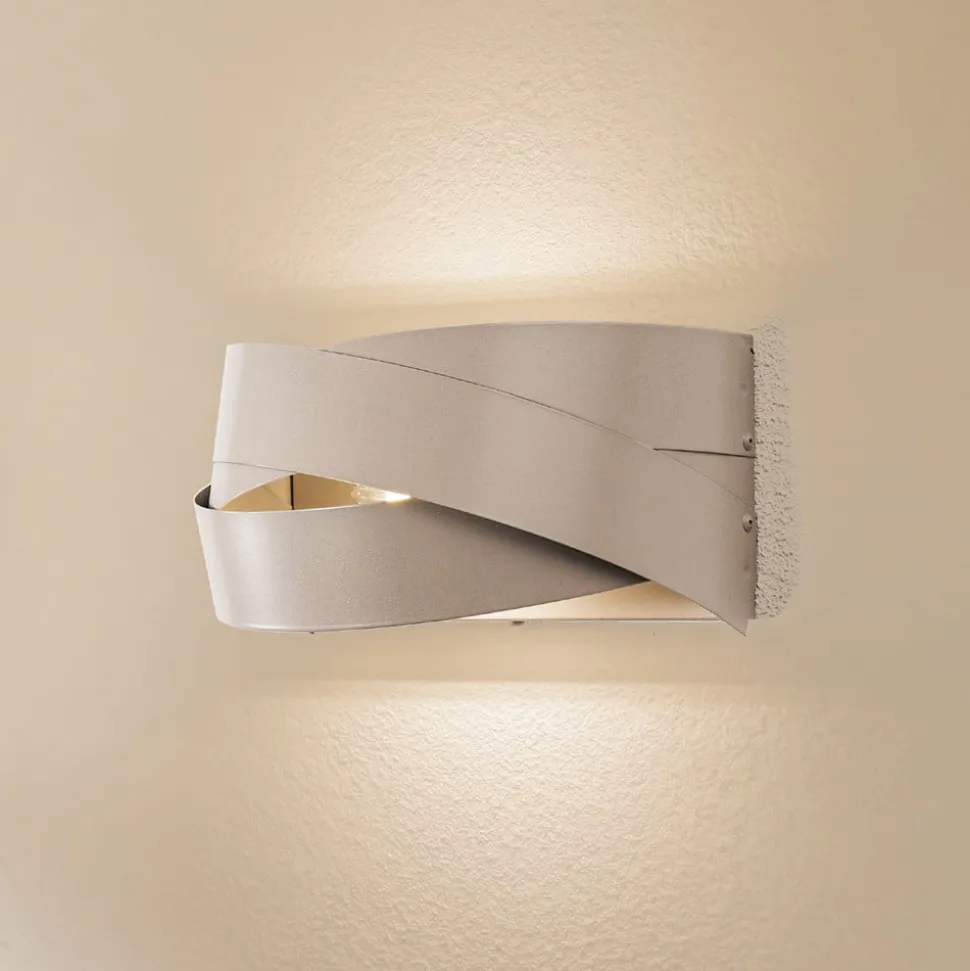 Euluna wandlamp Tornado, beige