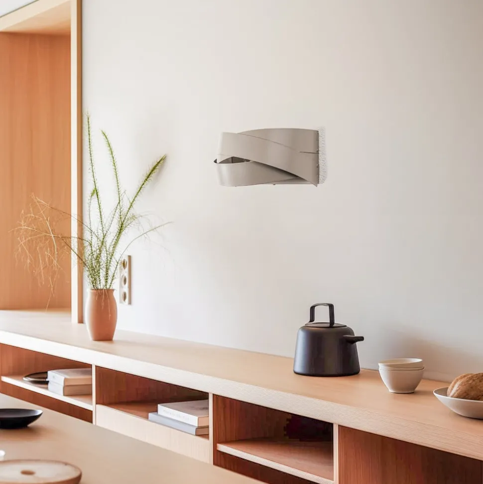 Euluna wandlamp Tornado, beige