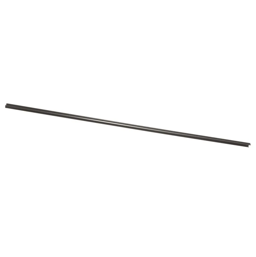 Eutrac afdekking 3-fasen railsysteem, 1m, zwart