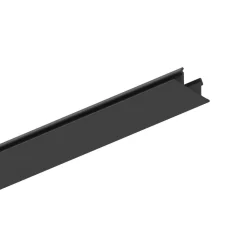 Eutrac afdekking 3-fasen railsysteem, 1m, zwart