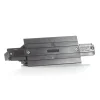 Eutrac I connector voor montagerail, zwart