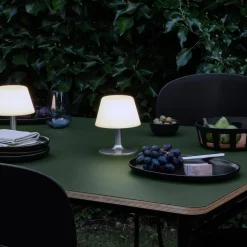 Eva Solo SunLight LED tafellamp op zonne-energie 16cm opaal