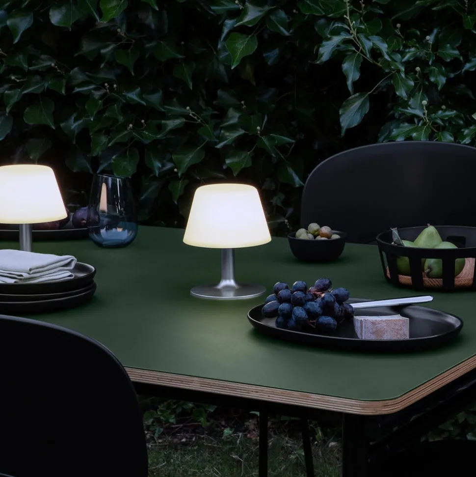Eva Solo SunLight LED tafellamp op zonne-energie 16cm opaal