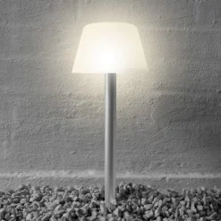 Eva Solo SunLight solar-grondspies lamp, opaalwit