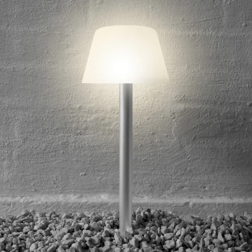 Eva Solo SunLight solar-grondspies lamp, opaalwit