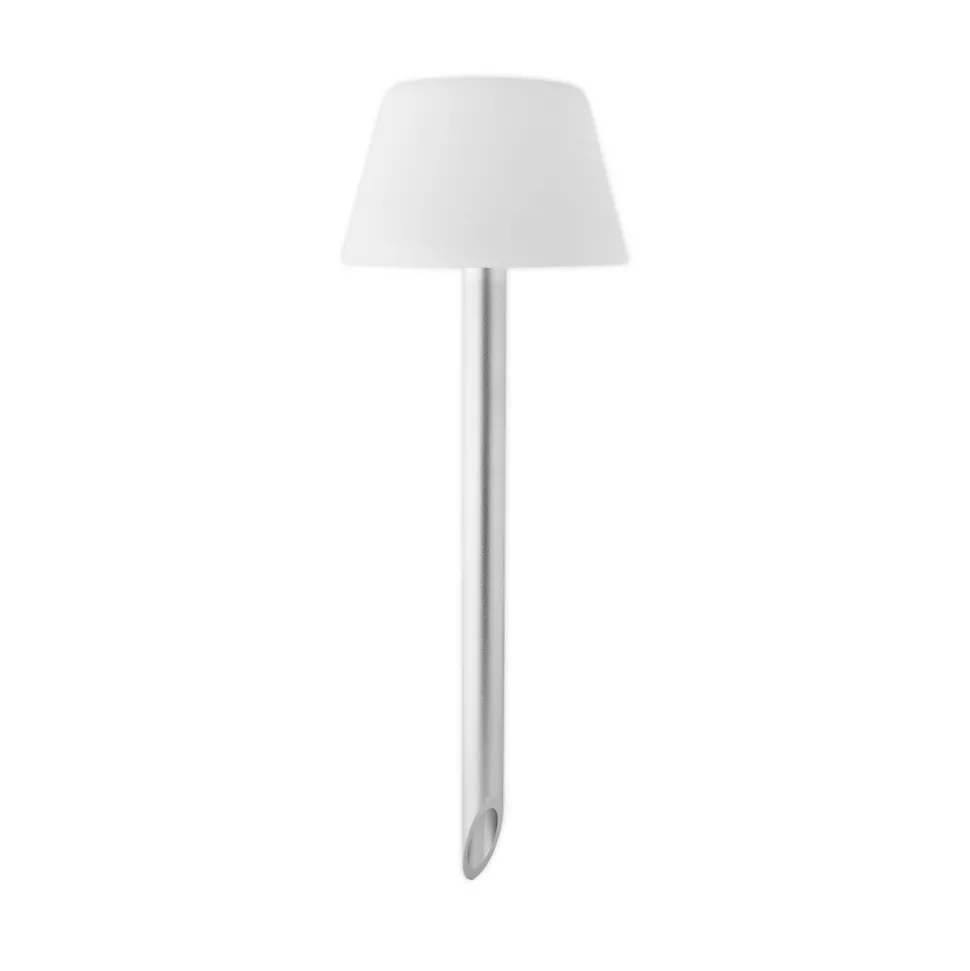 Eva Solo SunLight solar-grondspies lamp, opaalwit