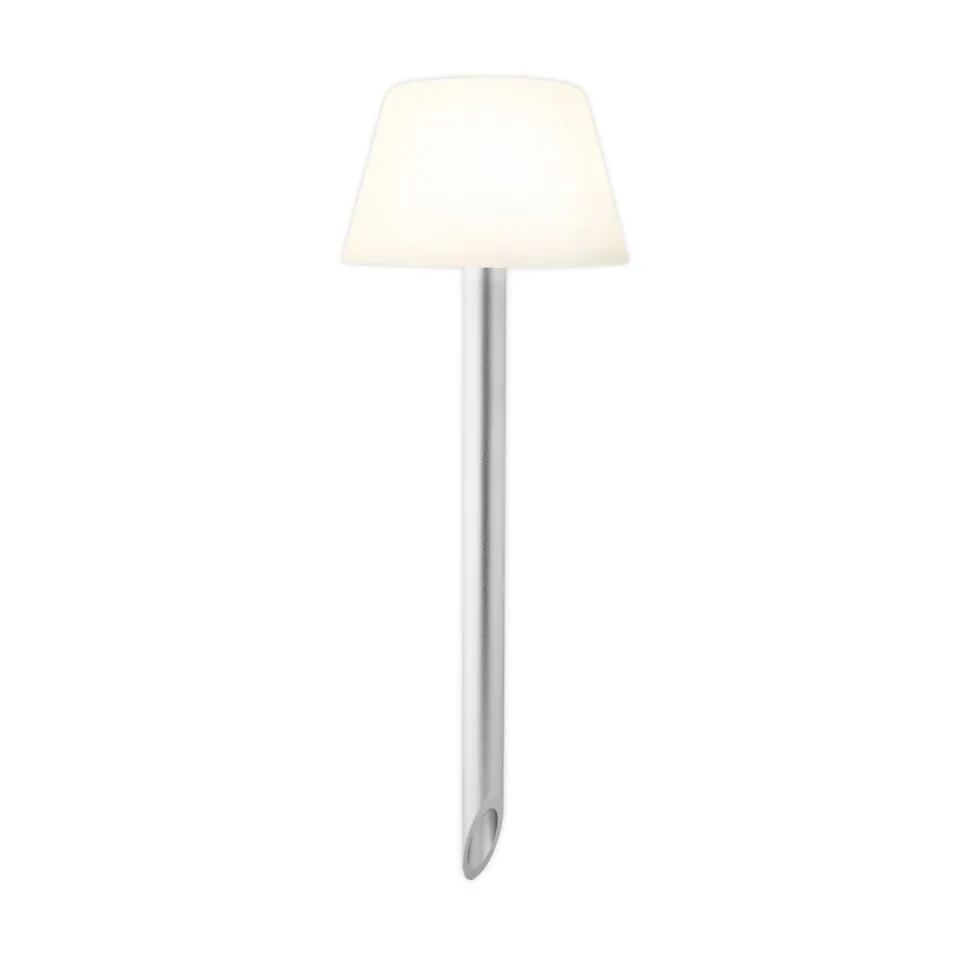 Eva Solo SunLight solar-grondspies lamp, opaalwit