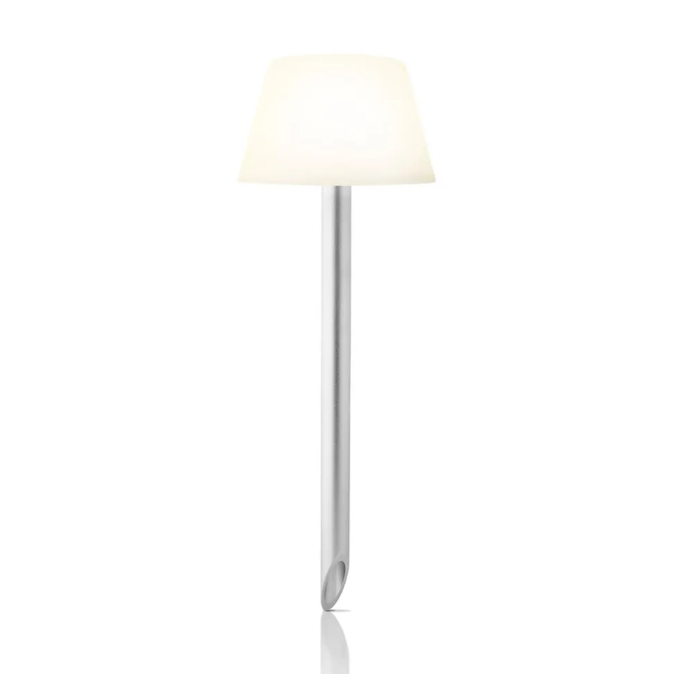 Eva Solo SunLight solar-grondspies lamp, opaalwit