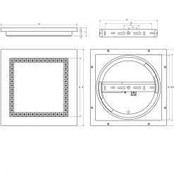 EVN ALQ LED paneel wit 15W 30x30cm 4.000K