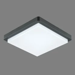 EVN LED buiten plafondlamp Tectum, 23x23 cm, antraciet, 150°