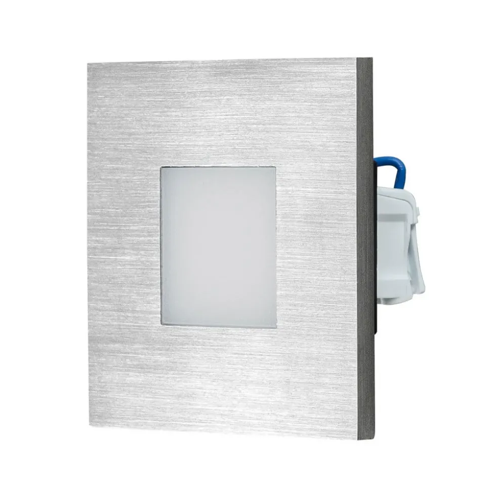 EVN LQ230 LED wand inbouwlamp direct RVS