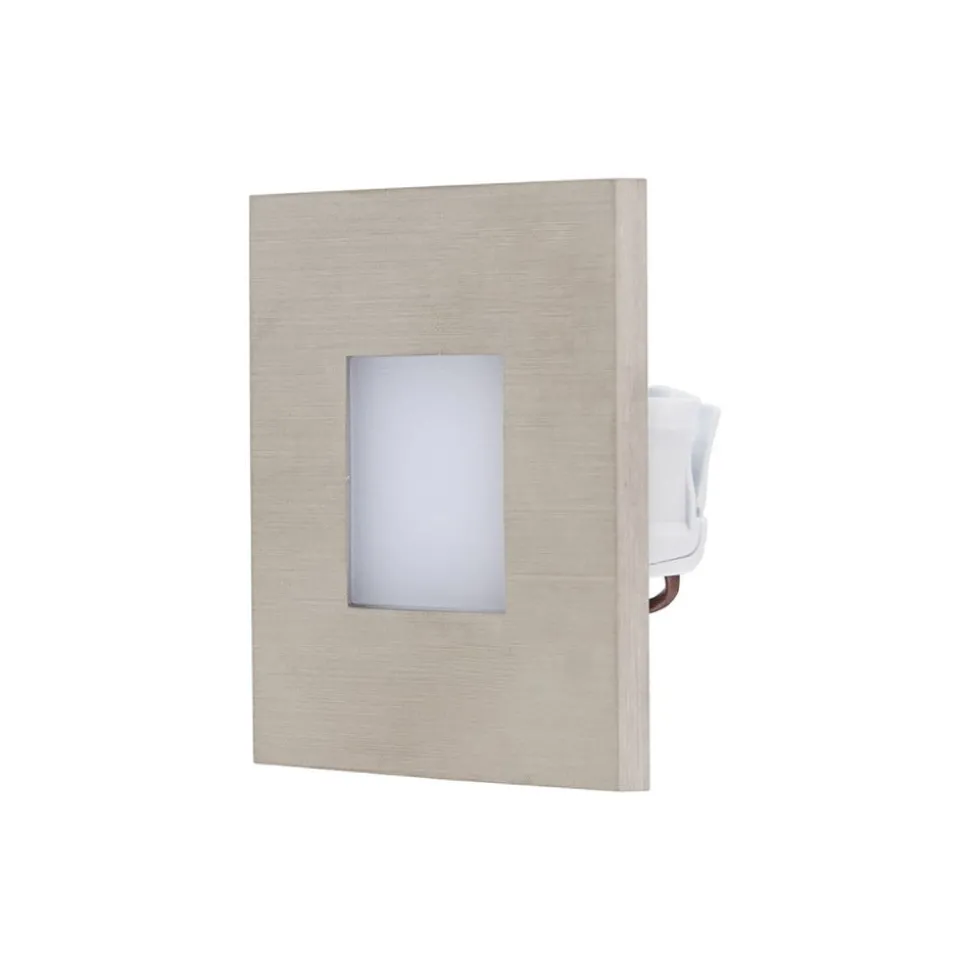 EVN LQ230 LED wand inbouwlamp direct RVS