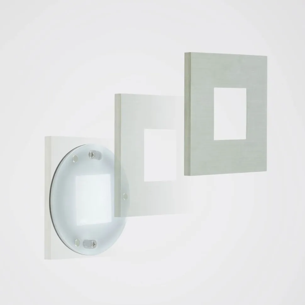 EVN LQ230 LED wand inbouwlamp direct RVS