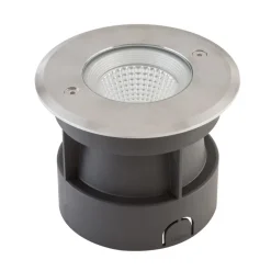 EVN Meerkat, rond, 60°, roestvrij staal, 6W, 3.000 K