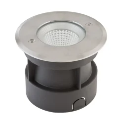 EVN Meerkat, rond, 60°, roestvrij staal, 6W, 4.000 K