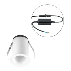 EVN Noblendo LED inbouwlamp wit Ø 3,5 cm