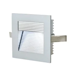 EVN P2140 LED wand inbouwlamp, 6.000 K, alu