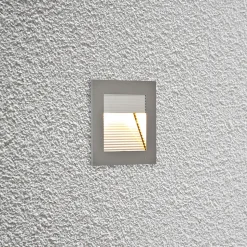 EVN P2140 LED wand inbouwlamp, 3.000 K, alu