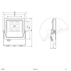 EVN Panthera LED buitenspot IP65 10W 3.000K