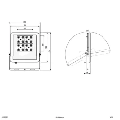 EVN Panthera LED buitenspot IP65 30W 3.000K