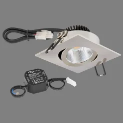 EVN PC20 inbouw hoekig fasedimmer 3000K rvs