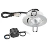 EVN PC20 inbouwlamp rond fasedimmer 3000K alu